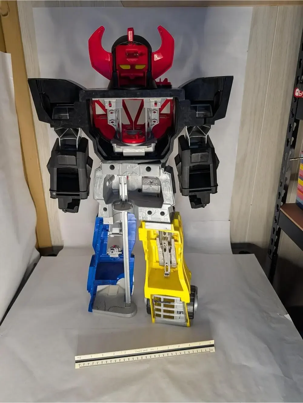 Power Rangers Megazord 28in Action Figure Playset Toy Mighty Morphin Multicolor‎